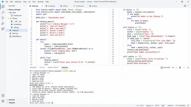 Laboratorio PCEP Certified Entry Level Python Programmer Laboratorio PCEP Certified Entry Level Python Programmer